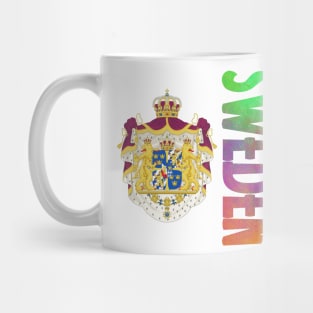 Sweden Coat of Arms Design Mug